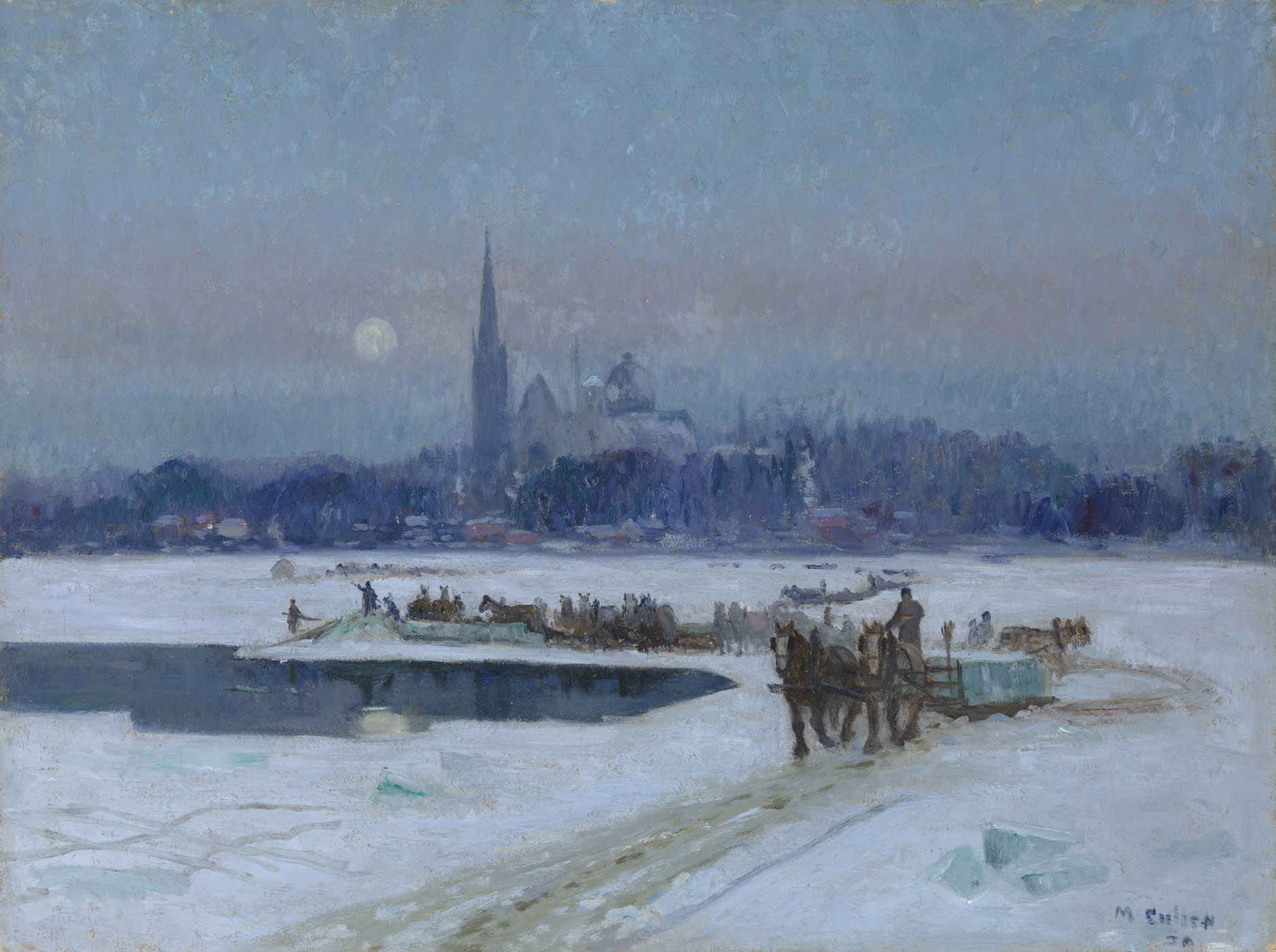 Maurice Cullen, Coupeurs de glace, Longueuil